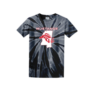 Center Hill Elementary-Adult Unisex Tie-Dye Shirt On-Demand Map Logo