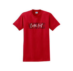 Center Hill Elementary-Adult Unisex T-Shirt On-Demand_Map Logo Typographic