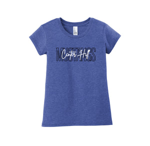 Center Hill Elementary-Girls Youth Premium Tee On-Demand_Map Logo Typographic