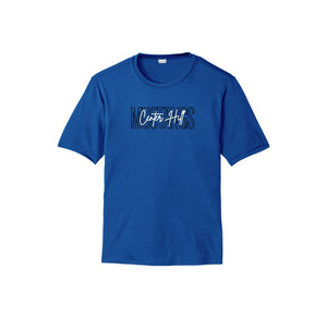 Center Hill Elementary-Adult Unisex Dri-Fit Shirt On-Demand_Map Logo Typographic