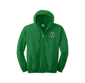 Glenoaks Elementary-Adult Unisex Full-Zip Hooded Sweatshirt On-Demand Left Chest Logo