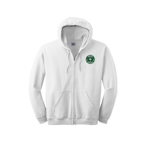 Glenoaks Elementary-Adult Unisex Full-Zip Hooded Sweatshirt On-Demand Left Chest Logo