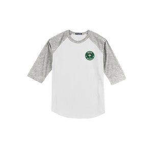 Glenoaks Elementary-Youth Unisex Baseball Tee On-Demand Left Chest Logo