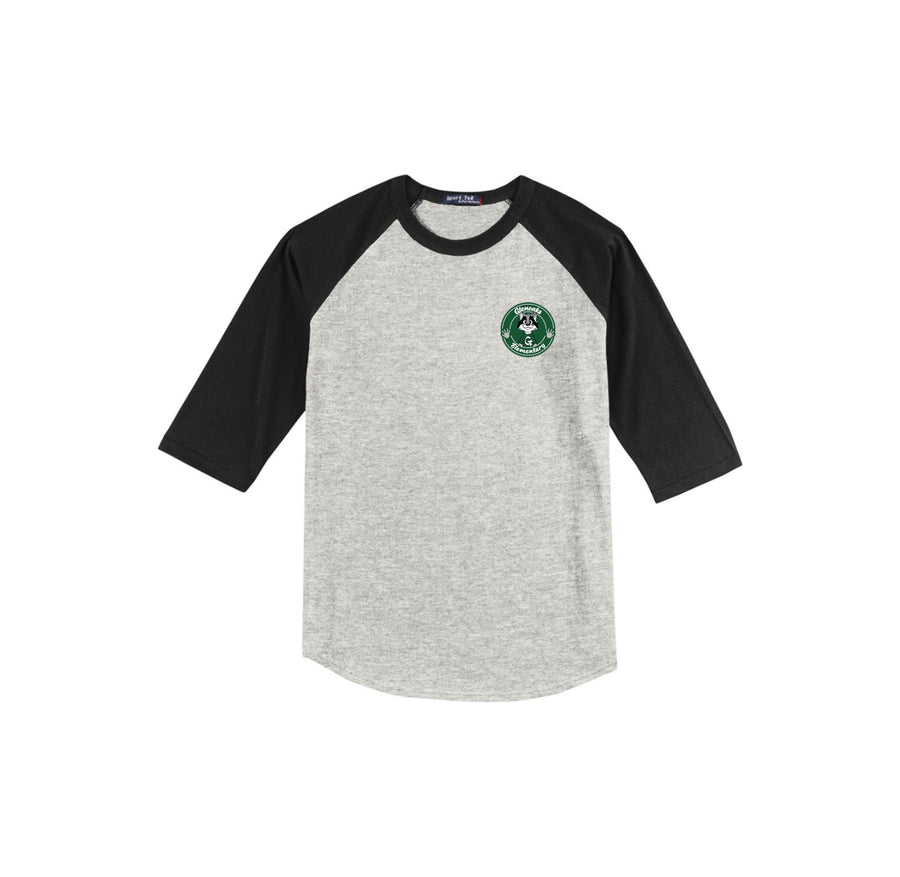 Glenoaks Elementary-Youth Unisex Baseball Tee On-Demand Left Chest Logo