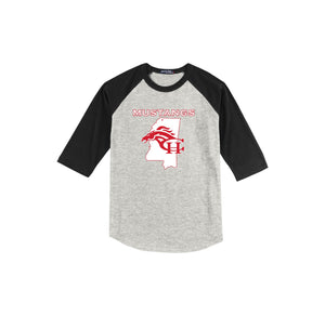 Center Hill Elementary-Youth Unisex Baseball Tee On-Demand Map Logo