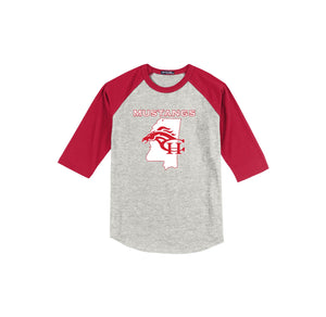 Center Hill Elementary-Youth Unisex Baseball Tee On-Demand Map Logo