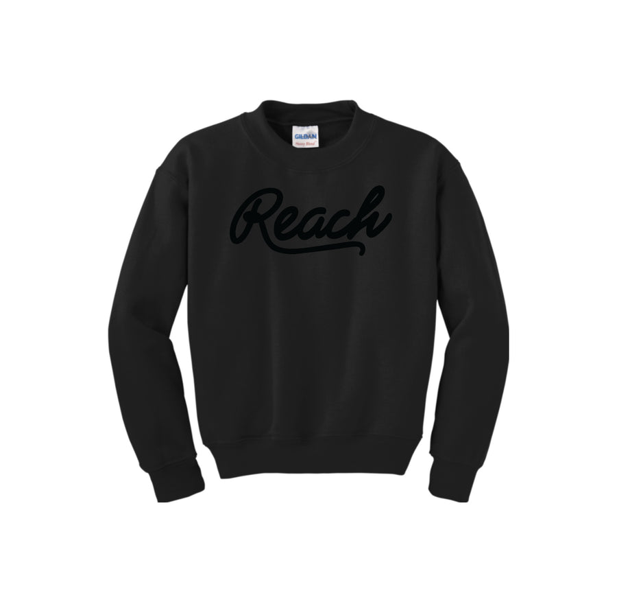 REACH-Youth Unisex Crewneck Sweatshirt On-Demand Reach Black