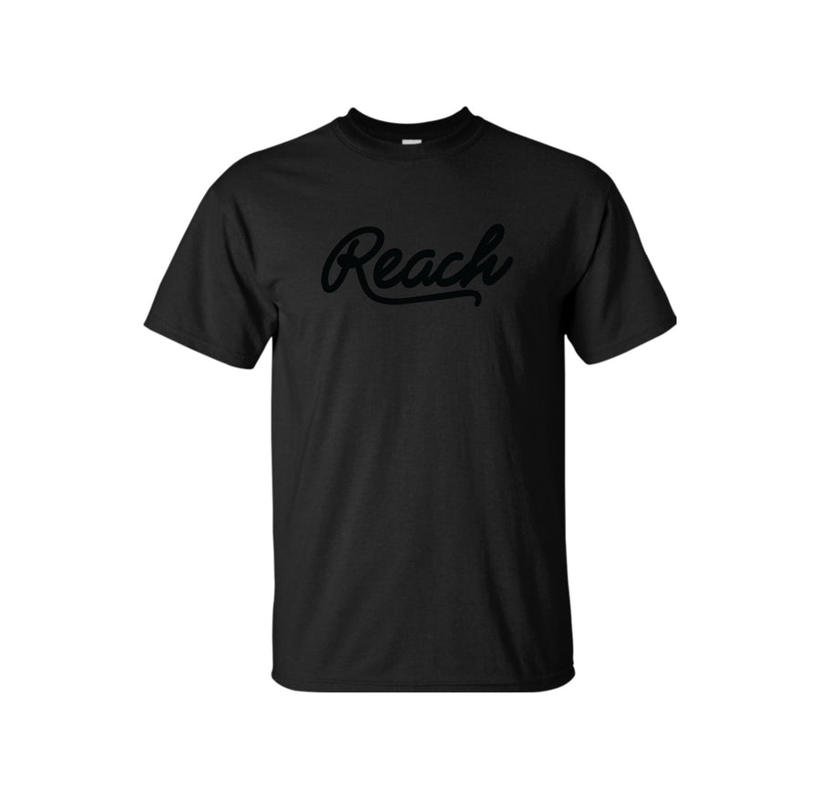 REACH-Adult Unisex Gildan Heavy Cotton T-Shirt Reach Black