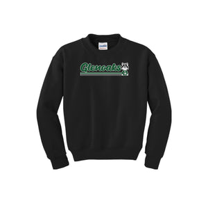 Glenoaks Elementary-Youth Unisex Crewneck Sweatshirt On-Demand Stripe Logo