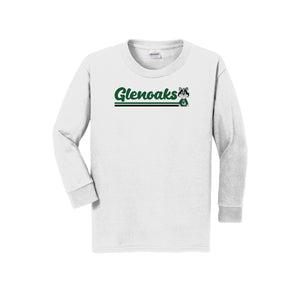 Glenoaks Elementary-Youth Unisex Long Sleeve Tee On-Demand Stripe Logo