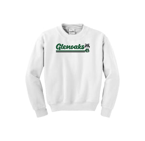 Glenoaks Elementary-Youth Unisex Crewneck Sweatshirt On-Demand Stripe Logo