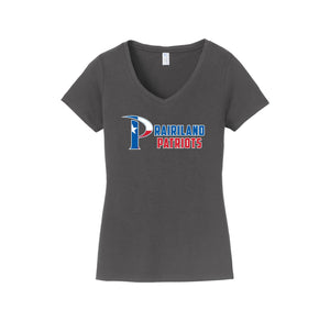 Prairiland Spirit Wear 2024-25 On Demand-Womens Fan Favorite V-Neck Tee On-Demand