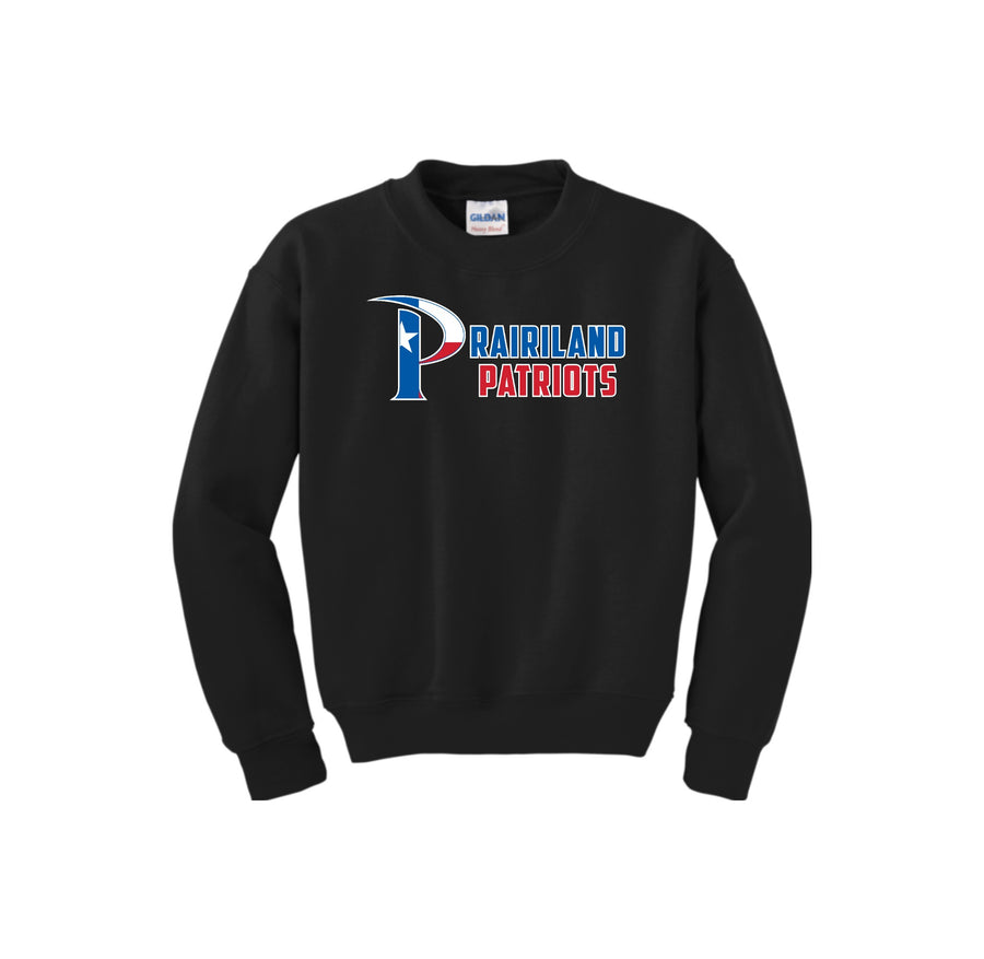 Prairiland Spirit Wear 2024-25 On Demand-Youth Unisex Crewneck Sweatshirt On-Demand