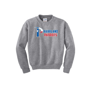 Prairiland Spirit Wear 2024-25 On Demand-Youth Unisex Crewneck Sweatshirt On-Demand