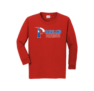 Prairiland Spirit Wear 2024-25 On Demand-Youth Unisex Long Sleeve Tee On-Demand