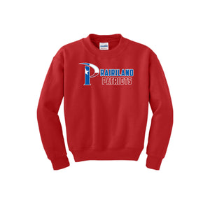 Prairiland Spirit Wear 2024-25 On Demand-Youth Unisex Crewneck Sweatshirt On-Demand