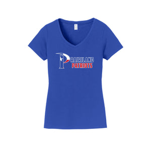 Prairiland Spirit Wear 2024-25 On Demand-Womens Fan Favorite V-Neck Tee On-Demand
