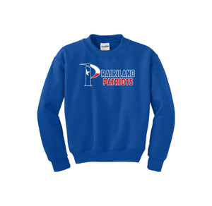 Prairiland Spirit Wear 2024-25 On Demand-Youth Unisex Crewneck Sweatshirt On-Demand