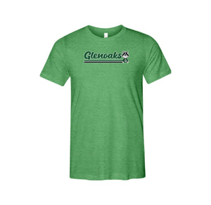 Glenoaks Elementary-Adult Unisex Bella+Canvas Triblend Short Sleeve Tee On-Demand Stripe Logo