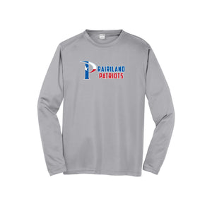 Prairiland Spirit Wear 2024-25 On Demand-Adult Unisex Dri-Fit Long Sleeve Tee On-Demand