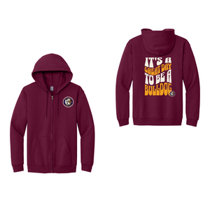 BSFC STAFF-Adult Full-Zip Hooded Sweatshirt Full Color x Its a Great Day Logo