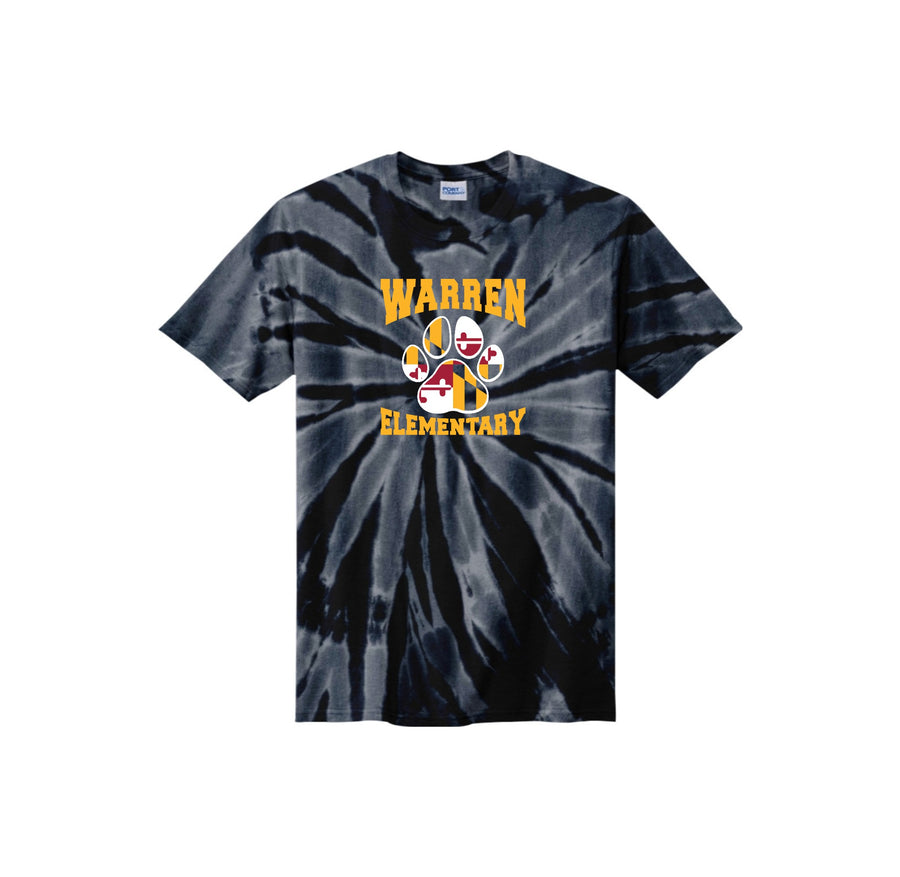 Warren Elementary Spirit Wear 2024-25 On Demand-Youth Unisex Tie-Dye Shirt On-Demand