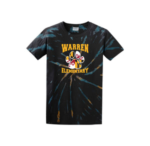 Warren Elementary Spirit Wear 2024-25 On Demand-Adult Unisex Tie-Dye Shirt On-Demand