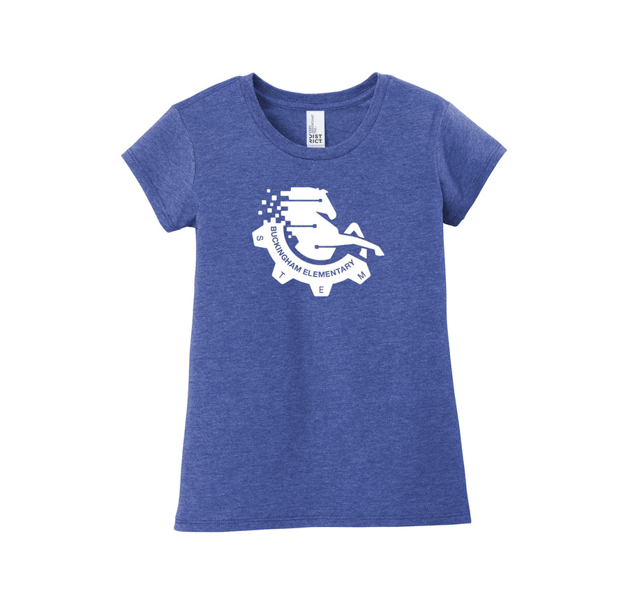 Buckingham Broncos On Demand-Girls Youth Premium Tee On-Demand