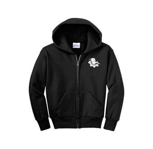 Buckingham Broncos On Demand-Youth Unisex Full-Zip Hooded Sweatshirt On-Demand