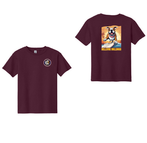 BSFC STAFF-Youth T-Shirt Full Color x Surfing Bulldog Logo