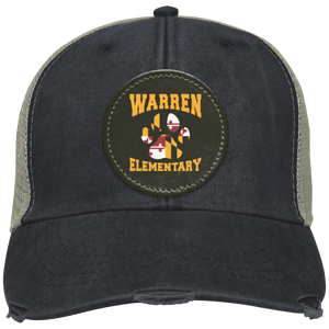 Warren Elm-OL102 Distressed Ollie Cap - Circle Patch