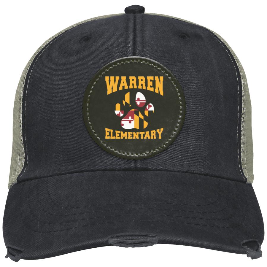 Warren Elm-OL102 Distressed Ollie Cap - Circle Patch