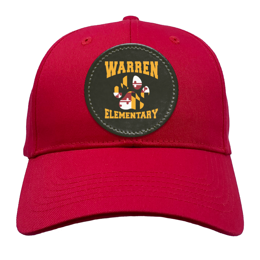 Warren Elementary Spirit Wear 2024-25 On Demand-BX020 Structured Twill Cap - Circle Patch