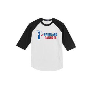 Prairiland Spirit Wear 2024-25 On Demand-Youth Unisex Baseball Tee On-Demand