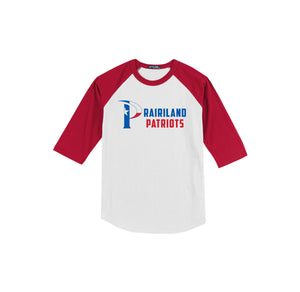 Prairiland Spirit Wear 2024-25 On Demand-Youth Unisex Baseball Tee On-Demand