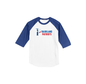 Prairiland Spirit Wear 2024-25 On Demand-Adult Unisex Baseball Tee On-Demand