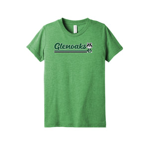 Glenoaks Elementary-Youth Unisex Premium Triblend Short Sleeve Tee On-Demand Stripe Logo