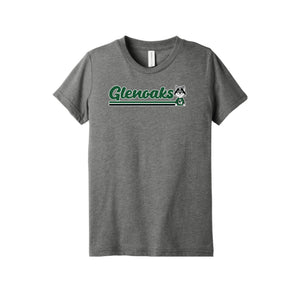 Glenoaks Elementary-Youth Unisex Premium Triblend Short Sleeve Tee On-Demand Stripe Logo