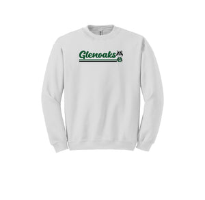 Glenoaks Elementary-Adult Unisex Crewneck Sweatshirt On-Demand Stripe Logo