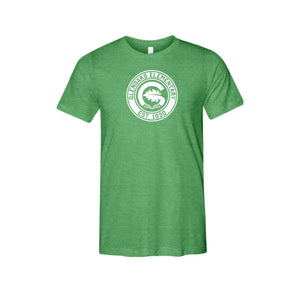 Glenoaks Elementary-Adult Unisex Bella+Canvas Triblend Short Sleeve Tee On-Demand Large Circle Logo