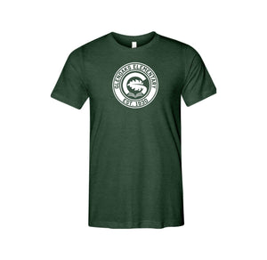 Glenoaks Elementary-Adult Unisex Bella+Canvas Triblend Short Sleeve Tee On-Demand Large Circle Logo