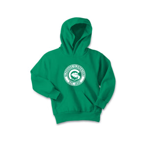 Glenoaks Elementary-Youth Unisex Port & Company Hoodie On-Demand Large Circle Logo