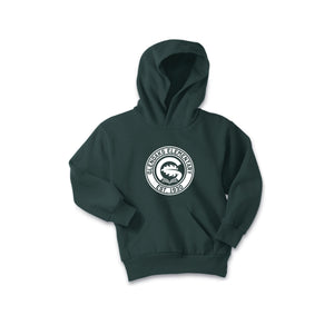 Glenoaks Elementary-Youth Unisex Port & Company Hoodie On-Demand Large Circle Logo