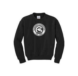 Glenoaks Elementary-Youth Unisex Crewneck Sweatshirt On-Demand Large Circle Logo