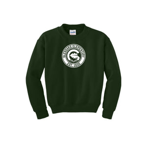 Glenoaks Elementary-Youth Unisex Crewneck Sweatshirt On-Demand Large Circle Logo