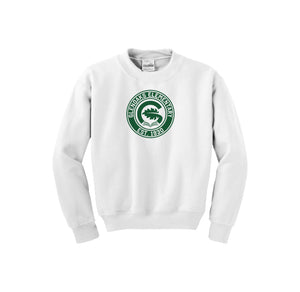 Glenoaks Elementary-Youth Unisex Crewneck Sweatshirt On-Demand Large Circle Logo