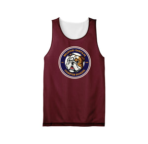 Bellevue-Santa Fe Charter Spirit Wear 2024-25 On Demand-Youth Classic Mesh Reversible Jersey Tank Full Color Logo