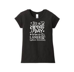 Lydiksen-Girls Youth Premium Tee Great Day Logo