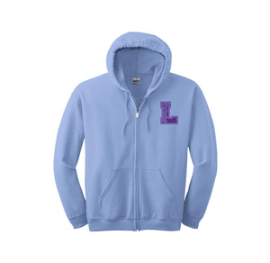 Lydiksen-Adult Unisex Full-Zip Hooded Sweatshirt L Logo