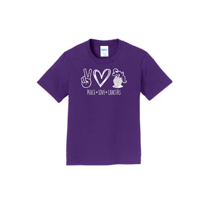 Lydiksen Elementary Spirit Wear 2024/25 On-Demand-Youth Unisex Fan Favorite Premium Tee Peace x Love